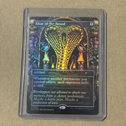 Altar of the Brood ?? Borderless FOIL ?? Encyclopedia Countdown Secret Lair MTG - Image 1