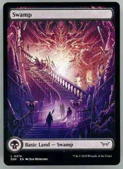 Swamp (0274) - Full Art Duskmourn: House of Horror Regular - Image 1