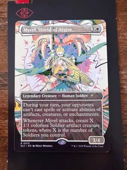 Myrel Shield of Argive ?? Borderless NonFOIL ?? MTG NM Encyclopedia Secret Lair - Image 1