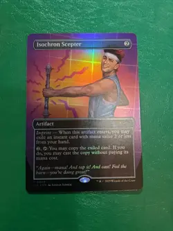Isochron Scepter - MtG Secret Lair: An Encyclopedia of Magic (FOIL) - Image 2