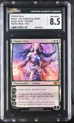 LILIANA VESS 2010 Core Set Foil Mythic CGC 8.5 MTG [Nostalgium] - Image 1