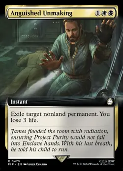 Anguished Unmaking (Extended Art) R Universes Beyond: Fallout 473 Foil NM - Image 1