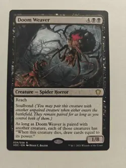 Doom Weaver NM* Commander Innistrad Crimson Vow 034/038 - Image 1