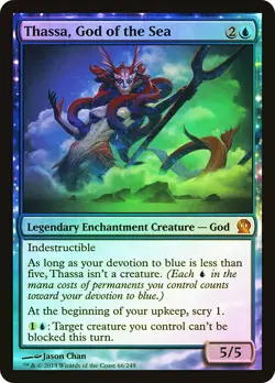 MTG FOIL Thassa, God of the Sea - Theros #66 - Image 1