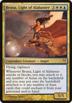 Bruna, Light of Alabaster - Oversized Avacyn Restored HP MTG - Image 1