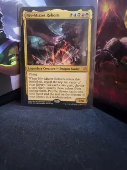 MTG - Niv-Mizzet Reborn - War of the Spark - MYTHIC - NM - Image 1