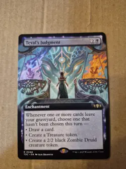 Teval's Judgment (Extended Art) Commander: Tarkir: Dragonstorm Regular - Image 1
