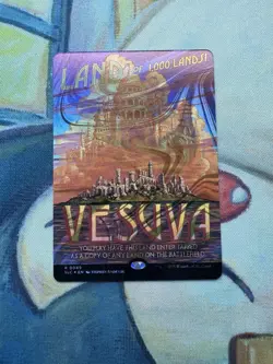 Secret Lair HALO Foil VESUVA MTG Magic The Gathering An Encyclopedia of Magic - Image 1