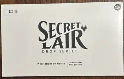 The Magic Gathering Meditations on Nature Secret Lair traditional Foil Pack - Image 1