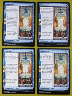 Time of Ice x4 Dominaria 4x Playset Magic the Gathering MTG - Image 1