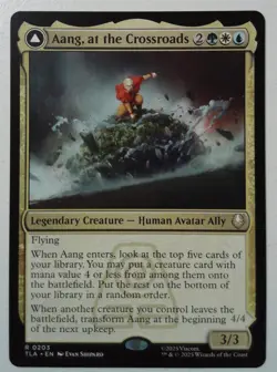 Aang, at the Crossroads *Rare* Magic MtG x1 Avatar: The Last Airbender - Image 1