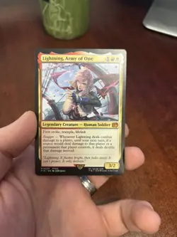 MTG Lightning, Army of One Regular Final Fantasy Magic The Gathering - Image 3