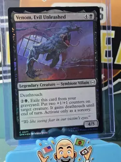 Venom, Evil Unleashed - 0071 - SPM - Foil - NM - MTG Magic the Gathering - Image 1