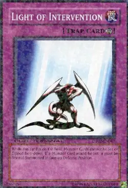 Near Mint Light of Intervention - DT02-EN047 - Common - Duel Terminal - Yu-Gi-Oh - Image 1