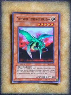 Yugioh Different Dimension Dragon DCR-015 Super Rare 1st Ed LP - Image 1