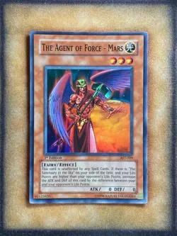 Yugioh The Agent of Force - Mars AST-009 Super Rare 1st Ed MP - Image 1