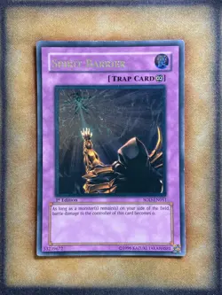 Yugioh Spirit Barrier SOD-EN051 Ultimate Rare 1st Ed LP - Image 1
