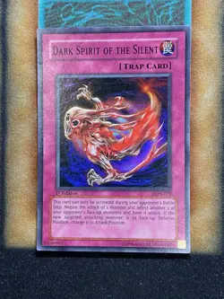 Yugioh Dark Spirit Of The Silent LON-079 Super Rare 1st Ed LP - Image 1