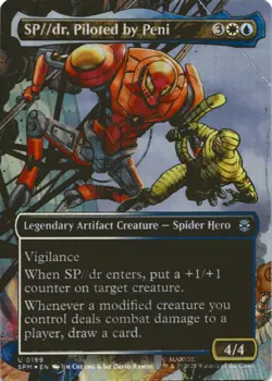 MTG SP//dr, Piloted by Peni (Borderless) Foil NM Marvel's Spider-Man Magic 199 - Image 1