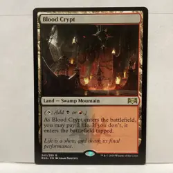 MTG Blood Crypt Magic: The Gathering Ravnica Allegiance Rare #245 - Image 1