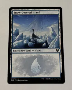 MTG Snow-Covered Island (278) Kaldheim NM - Image 1