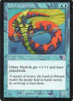 MTG: Time Spiral: Timeshifted: Lord of Atlantis: Lightly Played Condition - Image 1