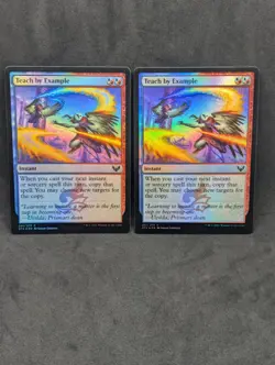 Teach By Example FOIL X2 LP Strixhaven MTG Magic the Gathering - Image 1