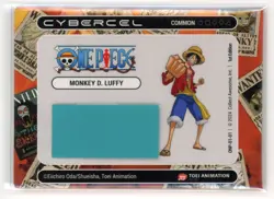 One Piece Series 1- 1st Edition Monkey D. Luffy - Common Cybercel- Unscanned - Image 2