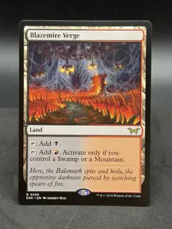 Blazemire Verge 0256 Mtg Magic The Gathering Regular Rare DSK NM - Image 1