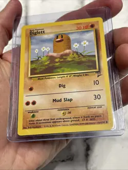 Pokemon TCG Diglett Base Set 2 71/130 Regular Unlimited Common WoTC NM Vintage - Image 2
