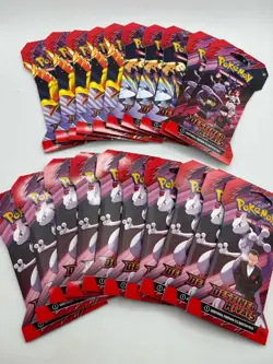 Lot Of 20 Destined Rivals Pokemon Sleeved Booster Packs Scarlet & Violet Mewtwo - Image 1