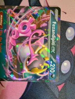 Fezandipiti EX 038/064 SV Shrouded Fable Holo Double Rare Pokemon TCG Promo NM - Image 3
