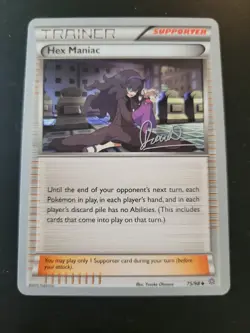 Pokemon TCG Card 2015 Ancient Origins - Hex Maniac 75/98 WC 2017 - Image 1
