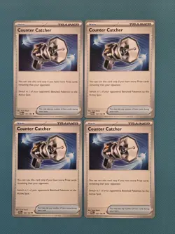 4x Counter Catcher 160/182 - Paradox Rift - Pokemon TCG - Playset - Image 1