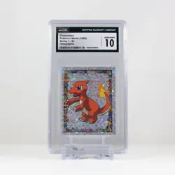 Pokemon Charmeleon #S3 Merlin Sticker Series 1 Topps Holo - CGC 10 - Image 2