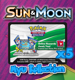 Pokemon TCG Online - Sun & Moon Base Code Cards x5 - Image 1