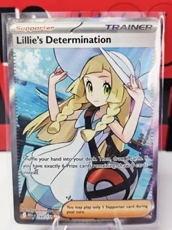 Lillie's Determination 169/132 ME01: Mega Evolution Ultra Rare Pokemon TCG - Image 1