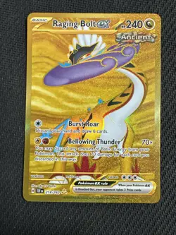 Raging Bolt ex 218/162 SV05: Temporal Forces Holo Pokemon TCG - Image 1