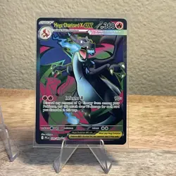 Mega Charizard X Ex 109/094 Phantasmal Flames Pokemon Perfect Condition - Image 1
