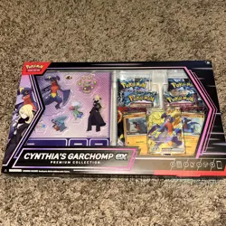Pokemon TCG: Cynthia’s Garchomp ex Premium Collection box Sealed - Image 3