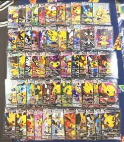 55Pcs Pikachu VCOS Poncho Cosplay. SEALED DECK. NON TCG Custom Art Pokemon - Image 1