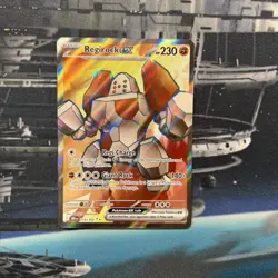 Regirock ex Ultra Rare SV10: Destined Rivals 214/182 Pokemon NM - Image 1