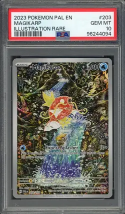 PSA 10 Magikarp (Illustration Rare) Paldea Evolved 203/193 Holo Pokemon Card B5 - Image 1