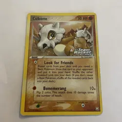 Cubone 51/109 Reverse Holo Stamped - EX Team Rocket Returns Pokemon Card TCG - Image 1