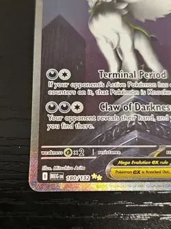 Pokemon TCG Mega Absol EX 180/132 Secret Rare Mega Evolutions - Image 4