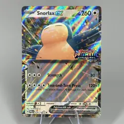 Snorlax ex 076/131 Stamped Prismatic Evolutions Double Rare Pokemon M/NM - Image 1