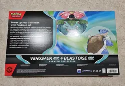 New Gamestop Exclusive Pokemon TCG Venusaur ex Blastoise ex Premium Collection - Image 2