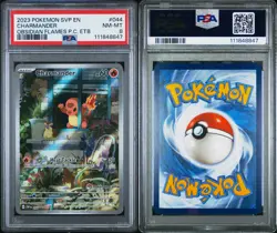 PSA 8 Charmander Obsidian Flames Pokemon Center ETB Promo 2023 Pokemon #044 - Image 3
