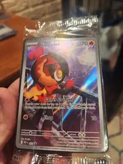 SEALED Charcadet Illustration Rare Promo 022 Pokemon Phantasmal Flames - Image 2