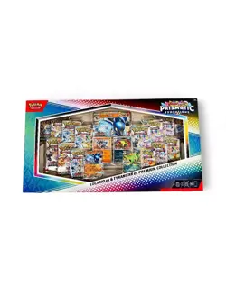 Pokemon TCG Prismatic Evolutions Lucario Ex + Tyranitar Ex Premium Collection - Image 1